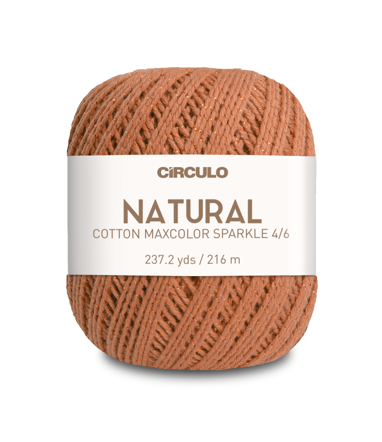 Círculo Barroco Maxcolor Sparkle – Cotton Yarn with Metallic Shine (200g) - Leo Hobby