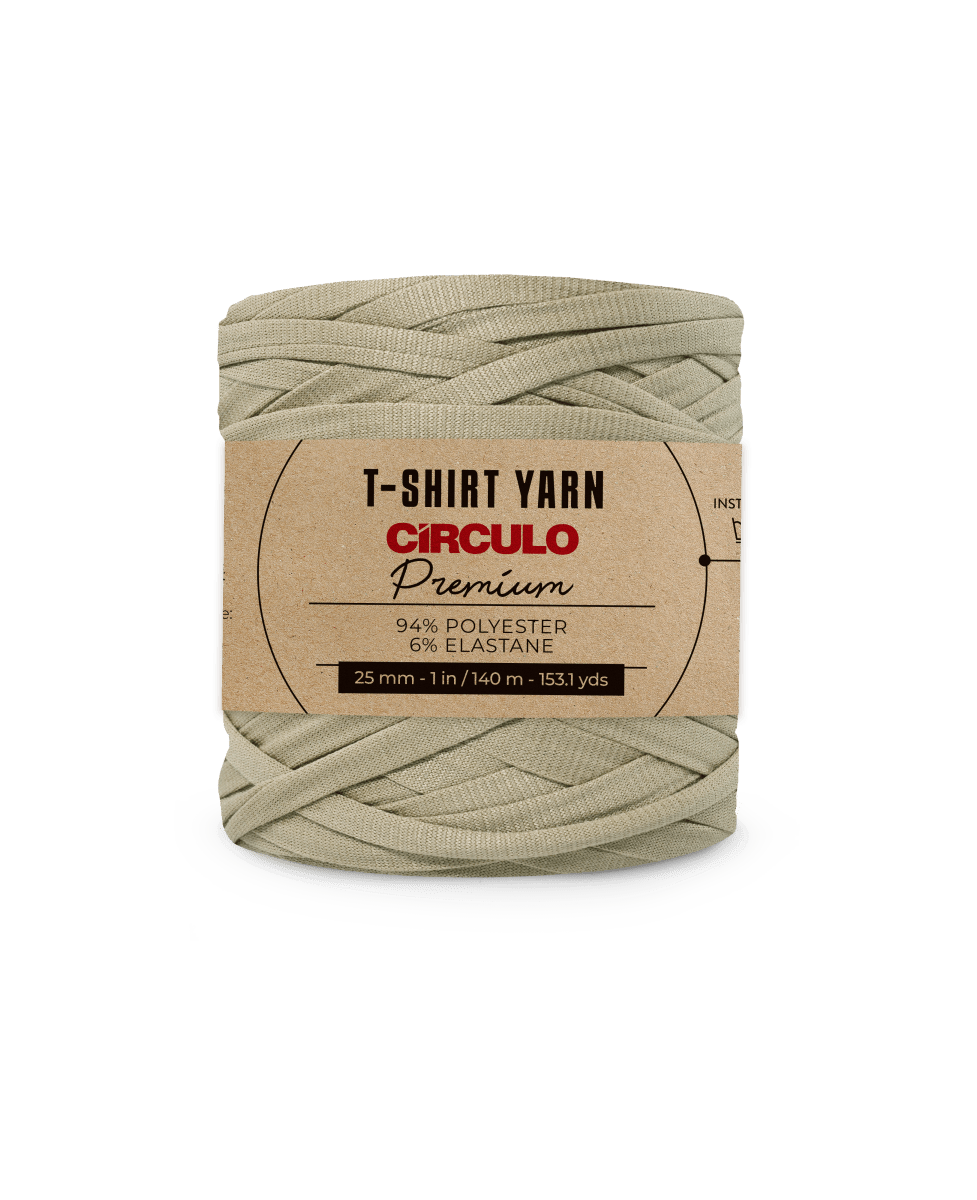 Circulo Premium T-shirt Yarn for Crocheting and Knitting, Bulk Yarn 140m/270g - Leo Hobby