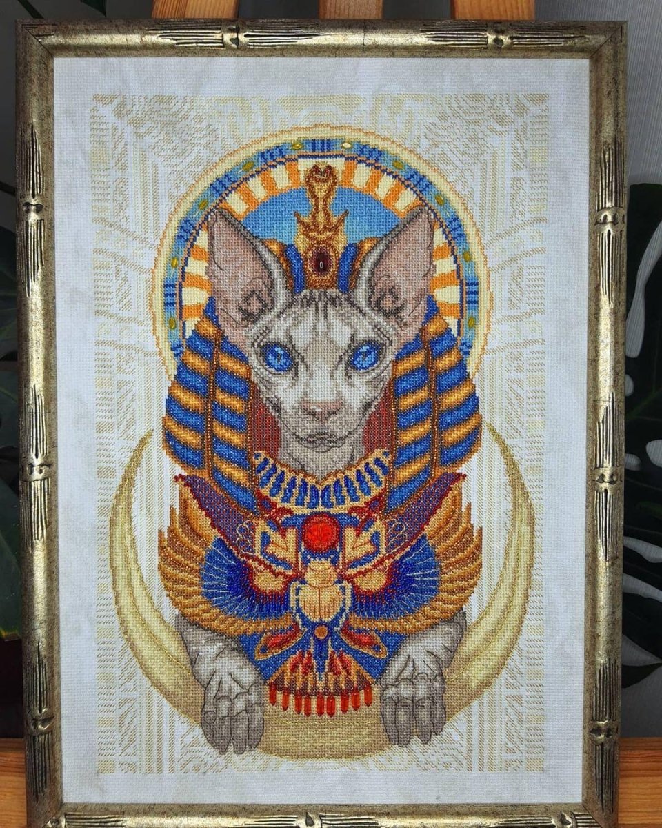 Charivna Mit LEGENDS OF EGYPT Cross Stitch Kit rich in detail