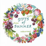 Berry Fresh Gifts of Summer' cross stitch kit