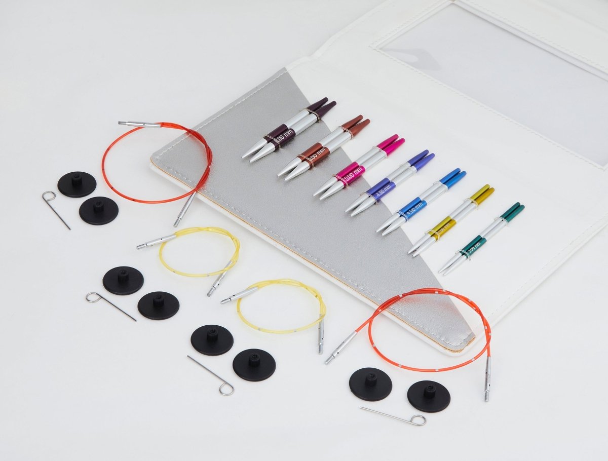KnitPro DELUXE Interchangeable Circular Needles, Smartstix Set