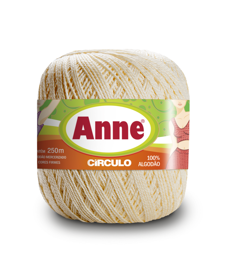 Circulo ANNE Cotton Yarn being worked on.