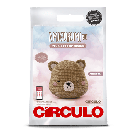Circulo Amigurumi Kit Plush Teddy Collection - Almond - Leo Hobby
