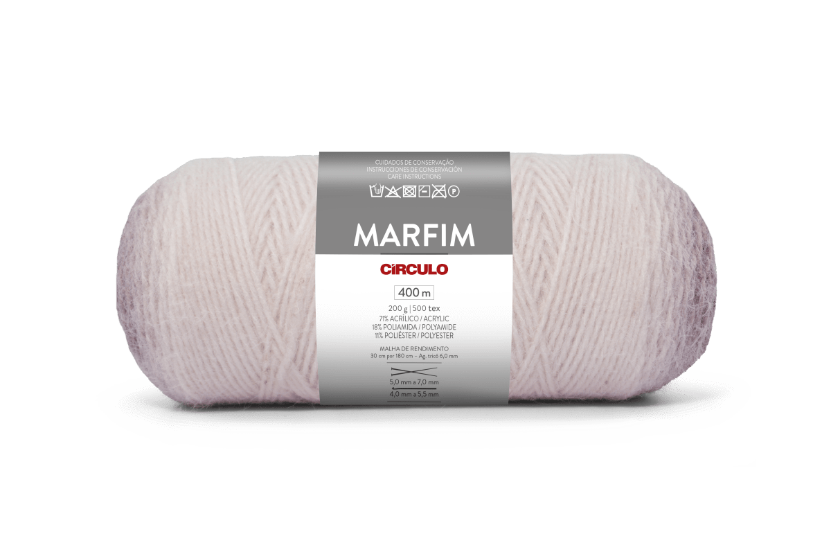 Círculo Marfim - Soft Gradient Yarn with Cashmere Touch (200g) - Leo Hobby