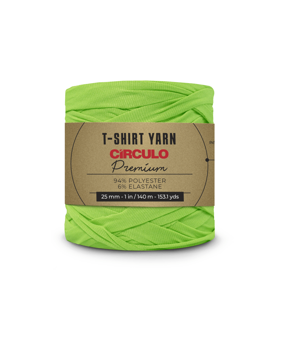 Circulo Premium T-shirt Yarn for Crocheting and Knitting, Bulk Yarn 140m/270g - Leo Hobby
