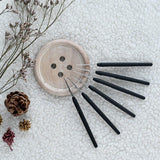 KnitPro Steel Crochet Hook with Comfortable Black Handle